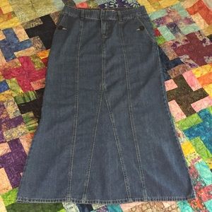 Tommy Hilfiger Denim Ankle Length Skirt Sz 6